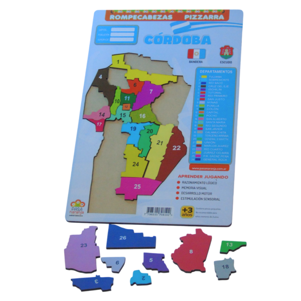 Mapa Cordoba